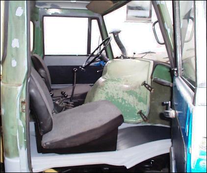 Unimog 416 with a Hiab Crane